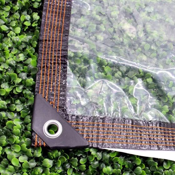 Transparent Multifunctional Rainproof Cloth PE Waterproof Tarpaulin Balcony Rain Shade Outdoor Windshield Plastic Cloth Cold Cross-border