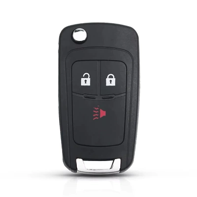 Suitable for 3-Key Chevrolet Spark Foldableing Remote Control Car Key Replacement Shell Round Label Position (Car Keys) - 3-keys
