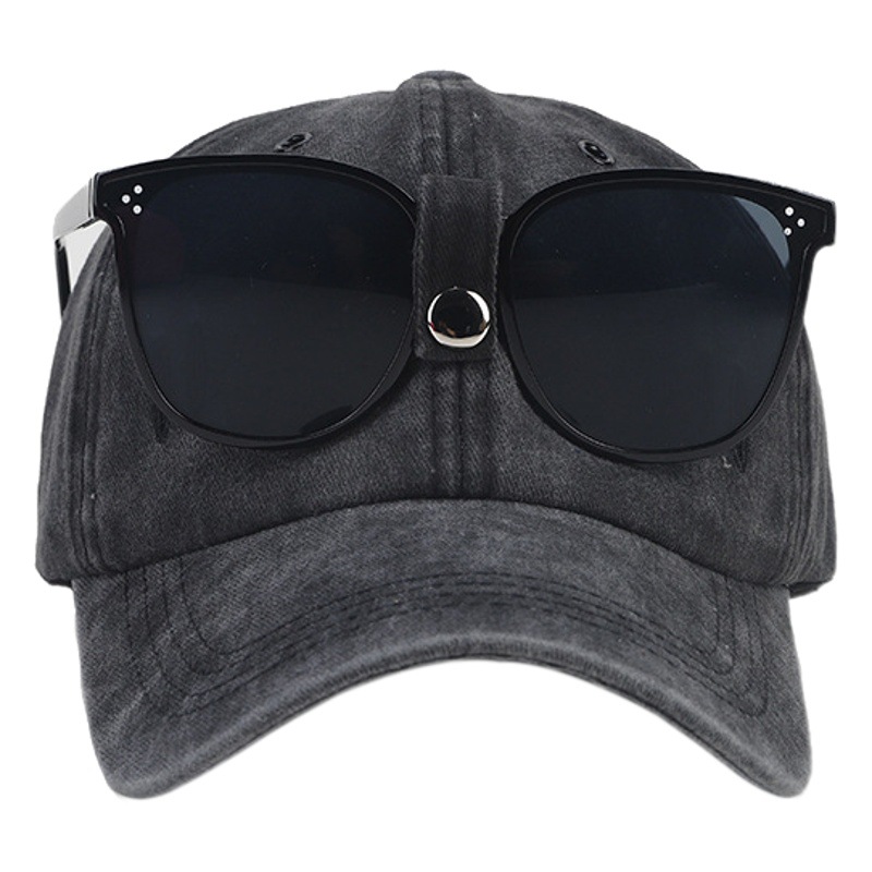 Internet celebridad estilo piloto retro gorra de béisbol mujer moda calle gafas de sol pico Cap masculino personalidad hip hop sombrero de moda