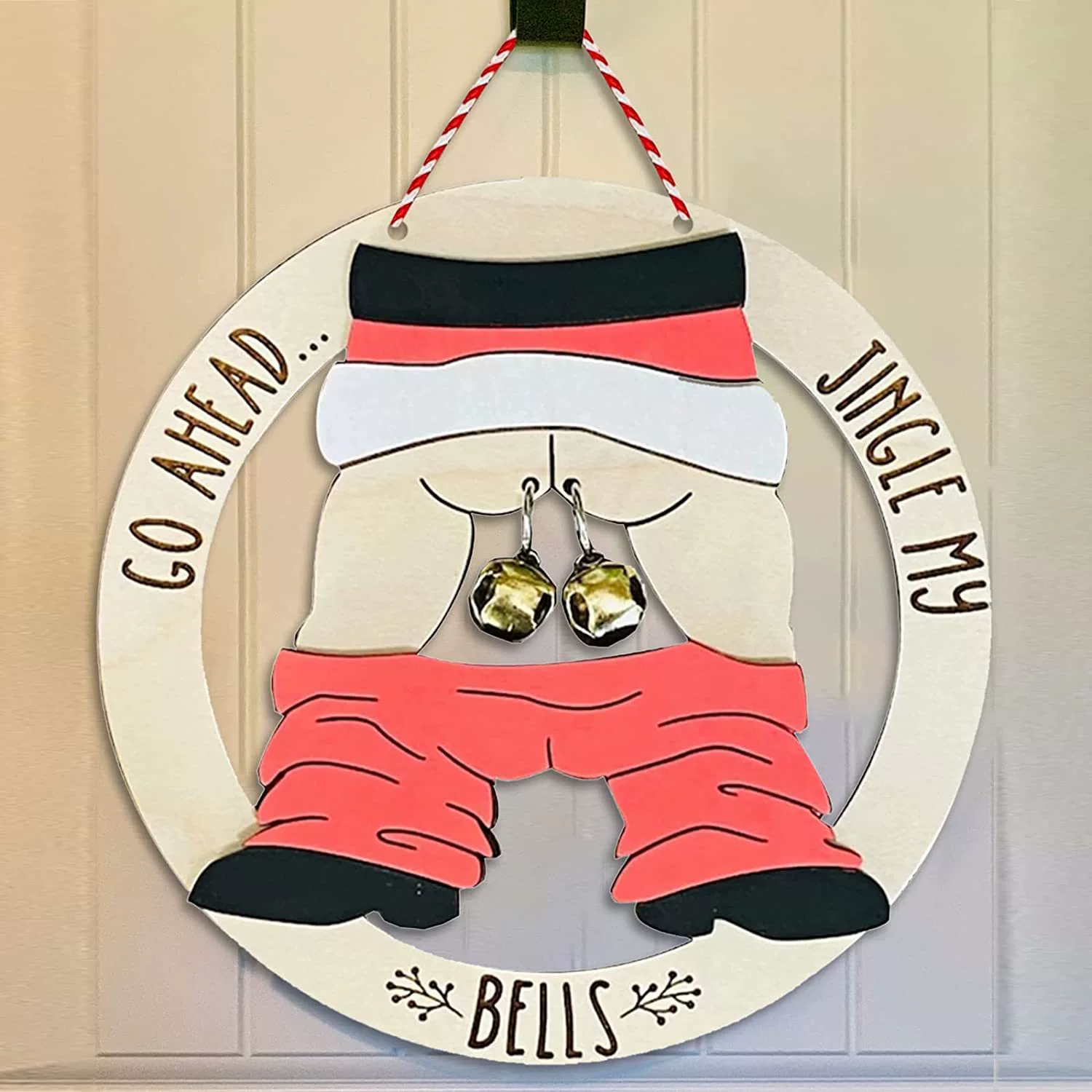 Трансграничные Новые забавные джунгля_My_Bells_Door Подвесной логотип Welocom, логотип Country Home Рождество