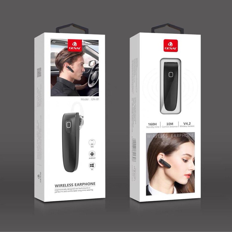 Gorna B1 Wireless Mini High-Definition Stereo Business Binaural Bluetooth Headset 4.0 Waterproof, Portable and Lightweight