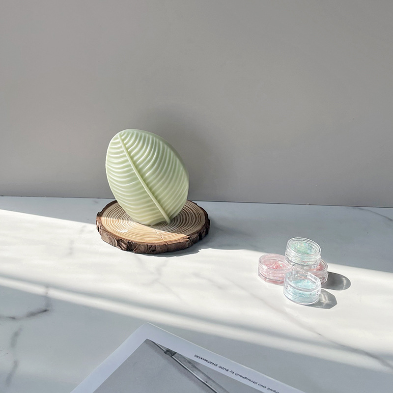 Jiahuimei hoja verde vela molde DIY productos hechos a mano hojas molde de silicona aromaterapia jabón hecho a mano herramienta abrasiva