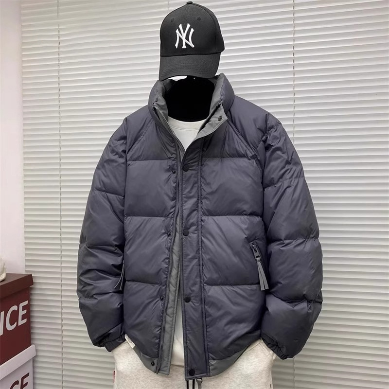 High-end stand-up collar men's winter 2026 new style thickened warm casual down puffer jacket for men