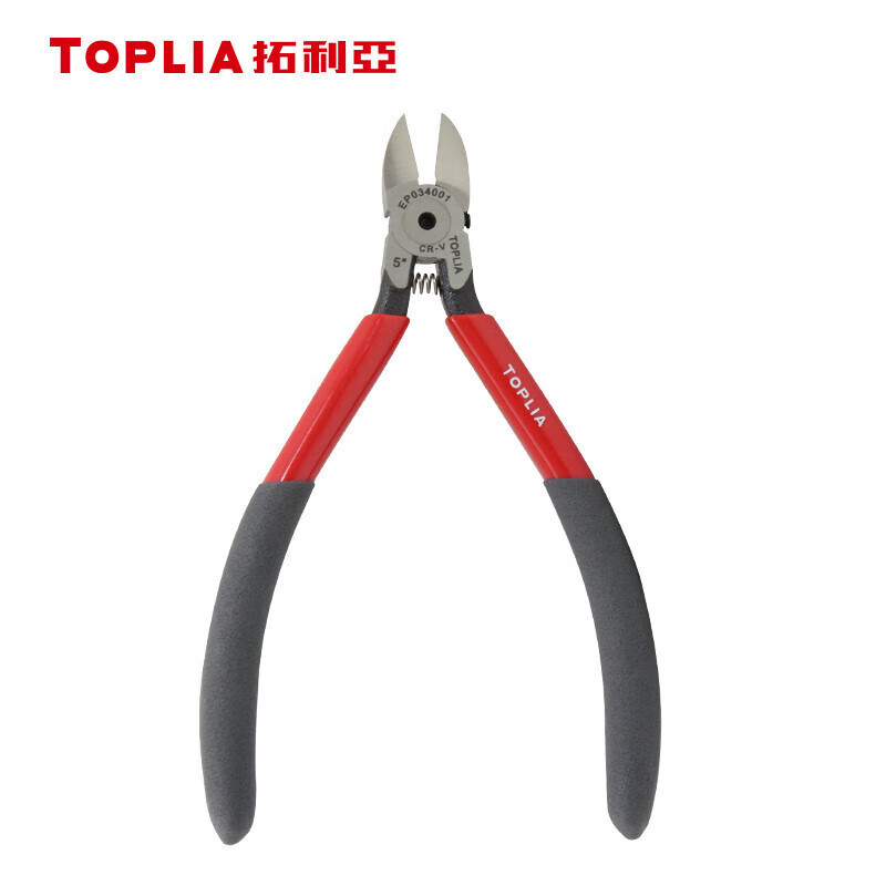 拓利亚 强力水口钳水口剪斜口钳斜咀钳斜嘴钳防滑手柄 EP034001
