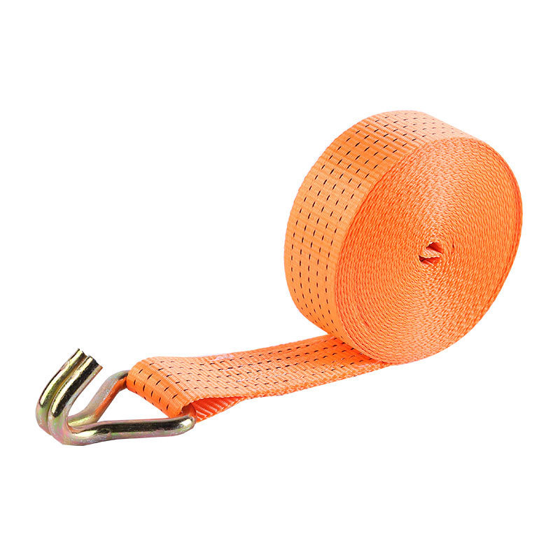 厂家直供5吨收紧器5cm货物涤纶钢制拉紧器捆绑封车棘轮压扣拉紧器