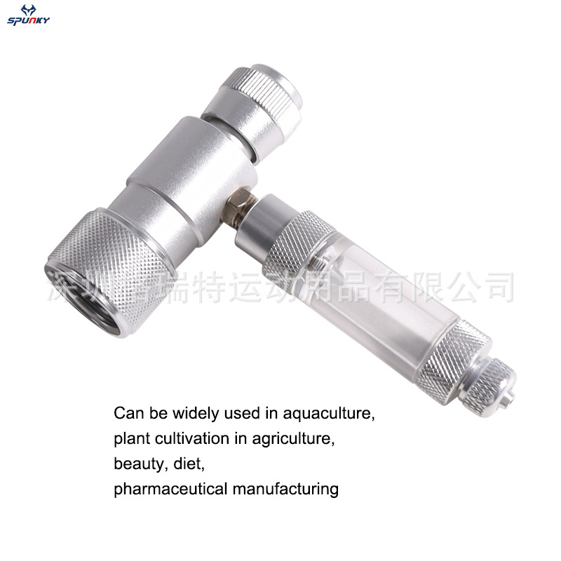 跨境CO2二氧化碳气体流量调节器进气压力0-2000psi出气2.5mL/min