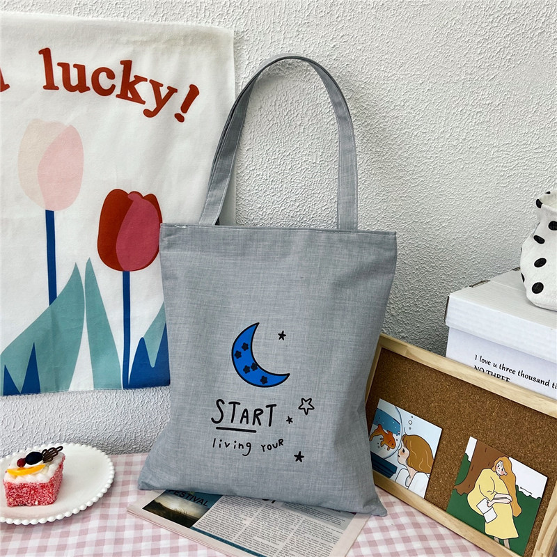Fashionable and Simple Women's Bag 2023 New Oxford Cloth Shopping Bag Women's Trendy Handbag Campus Student Bag Women