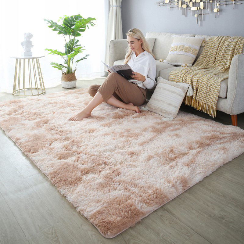 Nórdico ins estilo lindo alfombra sala de estar dormitorio mesa de café alfombra de la habitación de la muchacha de cabecera del hogar felpa engrosada Manta