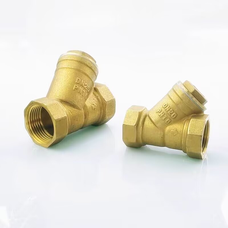 Y型过滤器全铜加厚增压水泵中央空调暖气管道过滤网阀门4分6分1寸