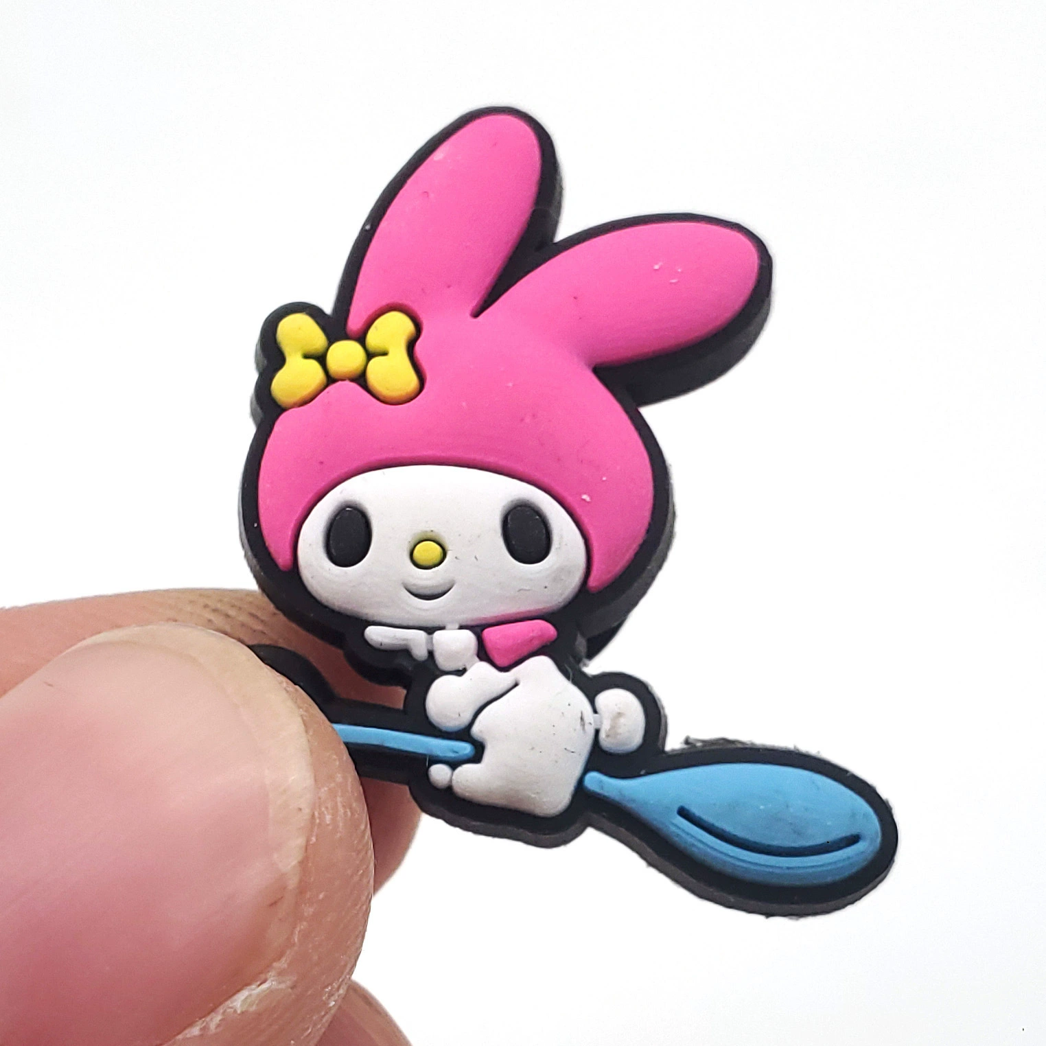 Подвески для обуви (Sanrio) Kuromi & My Melody Croc Jibbitz, assorted flower buckles, мультицветный набор
