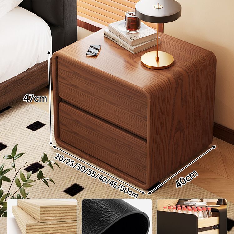 Mesa de cama de estilo medieval madera maciza dormitorio doméstico 2026 venta caliente delicada pequeña cabecera de almacenamiento armario libre de instalación