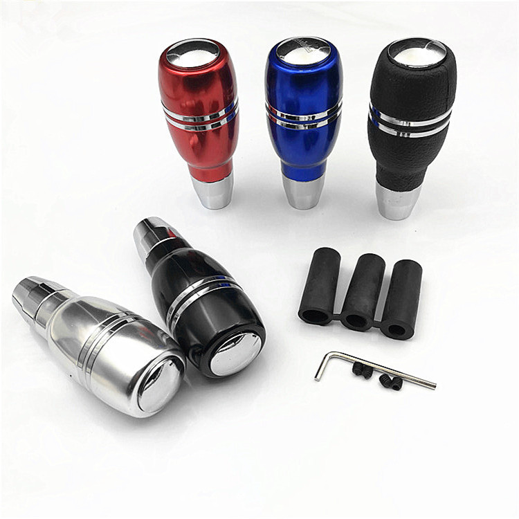 Car modification accessories metal button shift handle head universal shift head stick head automatic shift lever