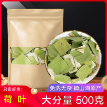 荷叶材500g克 野生微山湖整张鲜荷叶干片荷叶搭冬瓜荷叶泡茶