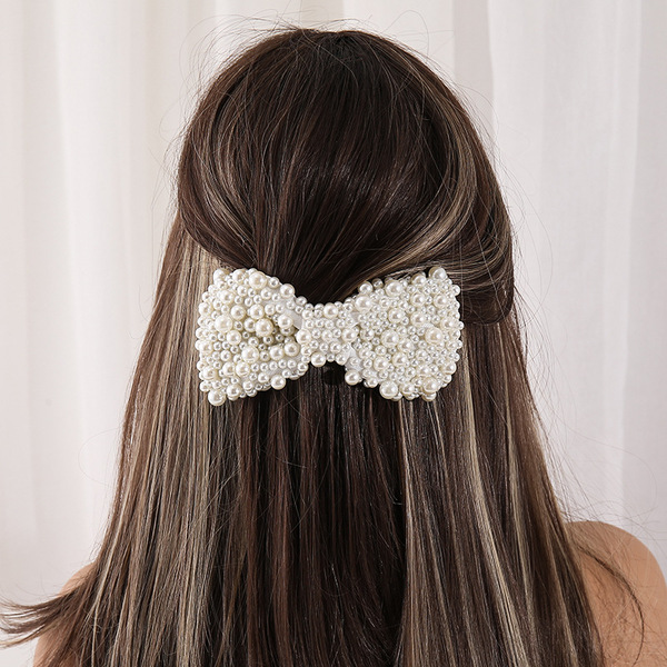 fashionable hairgrip for bride pearl with bow