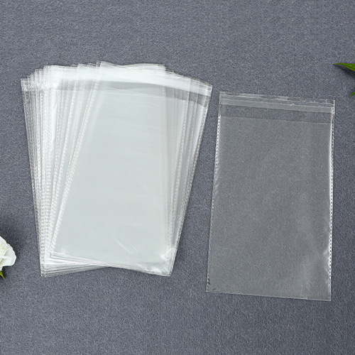 opp bag self-adhesive bag thickened transparent clothing jewelry plastic packaging bag self-adhesive seal bag wholesale