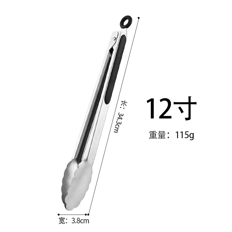 Clip de comida Clip de comida antideslizante de acero inoxidable Clip de bistec Clip de barbacoa Clip anti-escaldado Clip para hornear FCM resistente a altas temperaturas