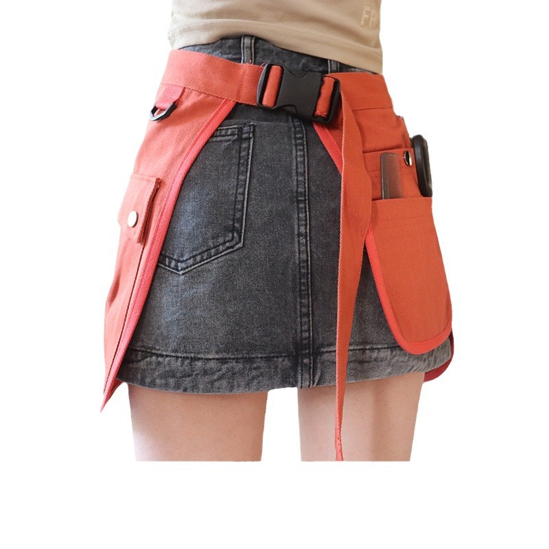 Delantal transfronterizo de Amazon personalizado Unisex belleza de almacenamiento jardinería trabajo de comercio exterior medio delantal