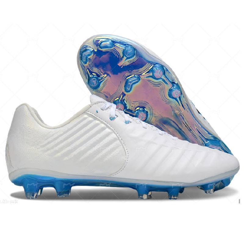 Cross-Border Wholesale of the Legendary Seventh-Generation Electroplated Knit Fg Football Shoes for Men, Tiempo Legend, Available in Sizes 39-45