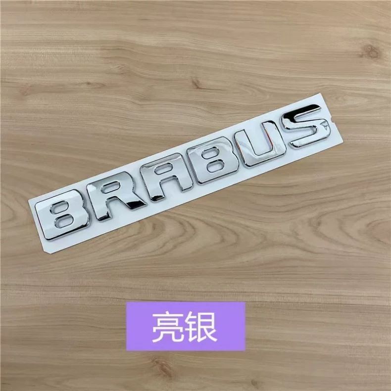 Suitable for Mercedes-Benz G-Class, E-Class, C-Class, and S-Class modifications: Barbus lettering, black emblem, car logo
