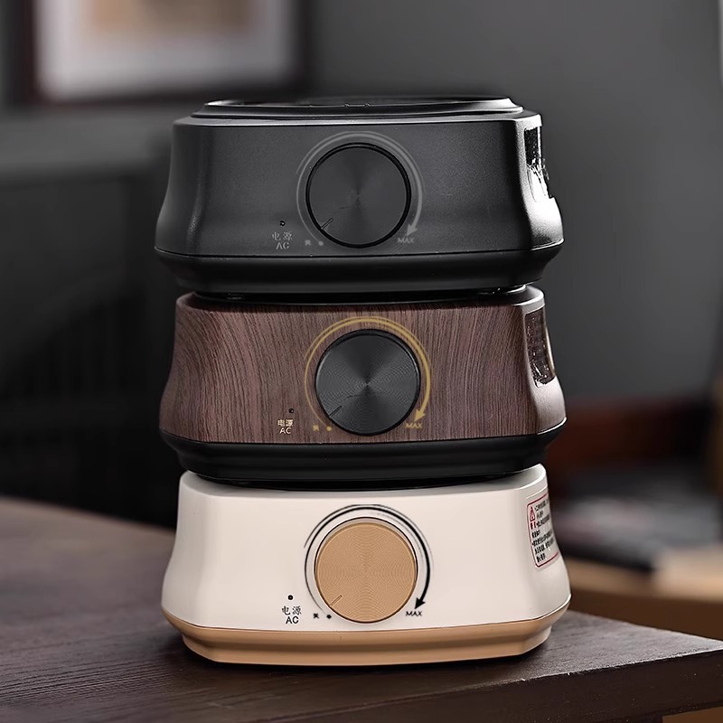 Mini horno de cerámica eléctrica pequeña hervidora de té tetera de vidrio hervir agua hervida té pequeño horno electromagnético horno de té horno de onda óptica silencioso doméstico