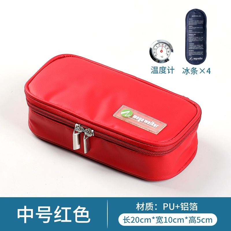 Cooled handheld travel ice bag, small thermal bag