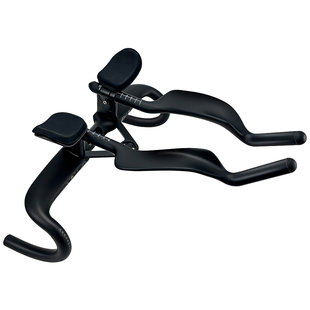 BALUGOE Carbon Fiber Handlebar Road Bike Internal Wiring TT Rest