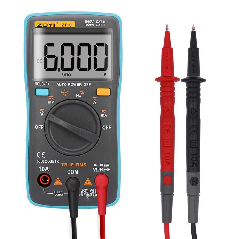 Zoyi Zhongyi Zt100 Digital Multimeter Zt109 High-Precision Multimeter Zt101 Household Multimeter Wholesale Zoyi Zhongyi Zt100 Digital Multimeter Zt109 High-Precision Multimeter Zt101 Household Multimeter Wholesale