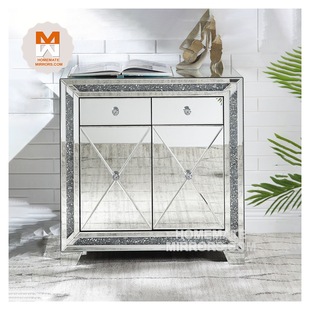 Competitive Hot mirrored furniture mirrored sideboard with D