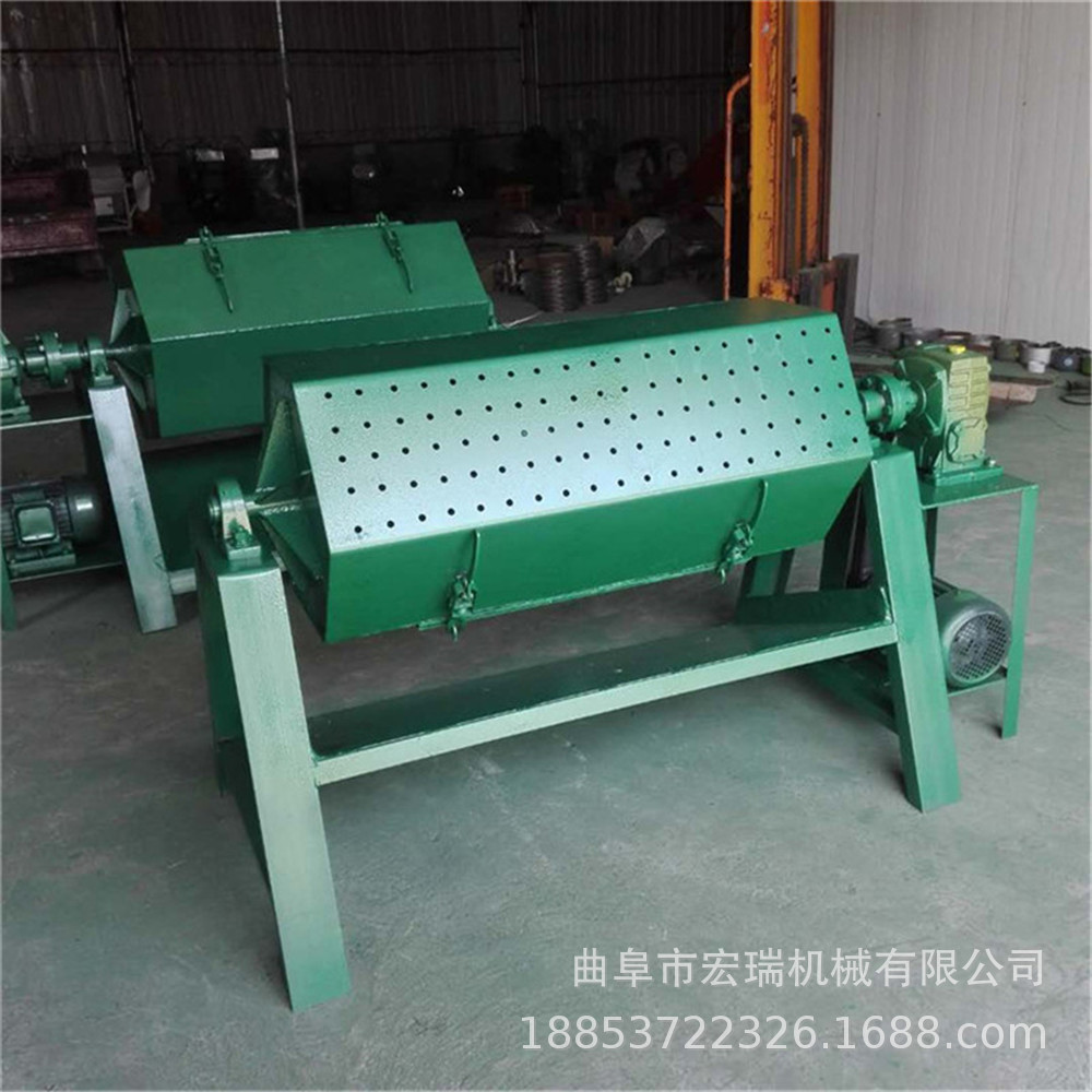 111宏瑞滚筒抛光研磨机 去毛刺水磨光饰机六角八角增亮倒角机