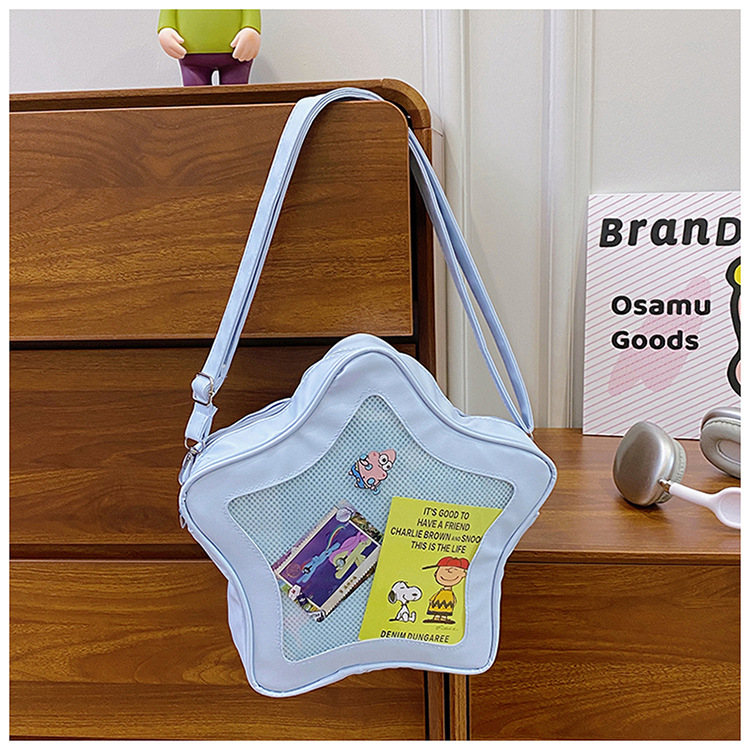 This year's popular color bags, 2025 new star bags, Japanese-style sweet single-shoulder bags, crossbody bags, women's bags, cross-border undefined