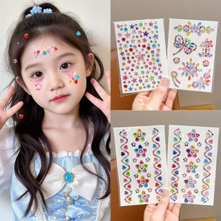 儿童发饰幼儿3-6岁小孩女孩儿童彩色水晶五角星钻石宝石宝宝配饰