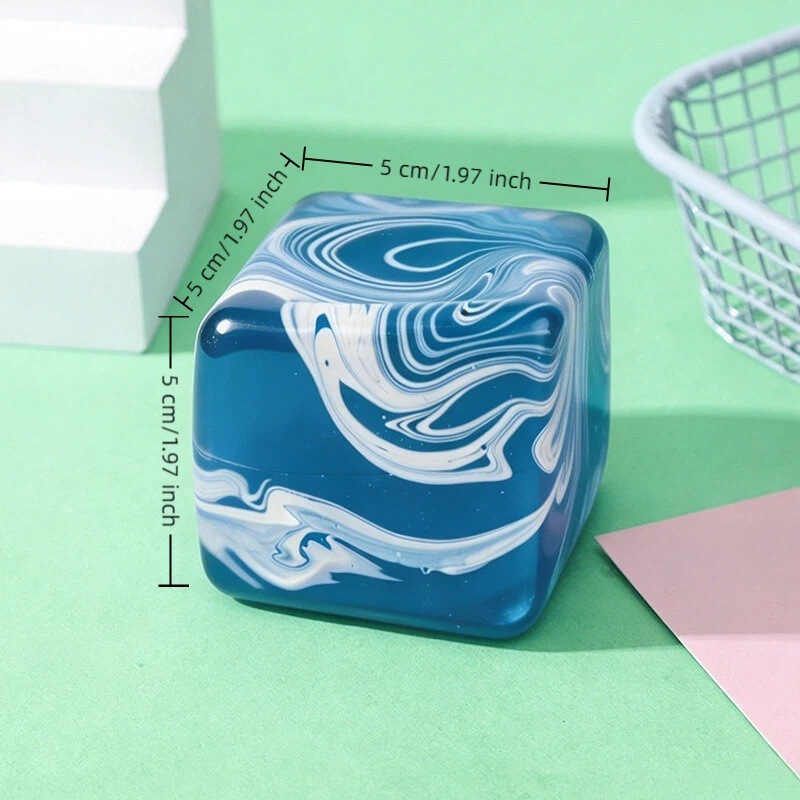 5cm fluid ice cube-blue