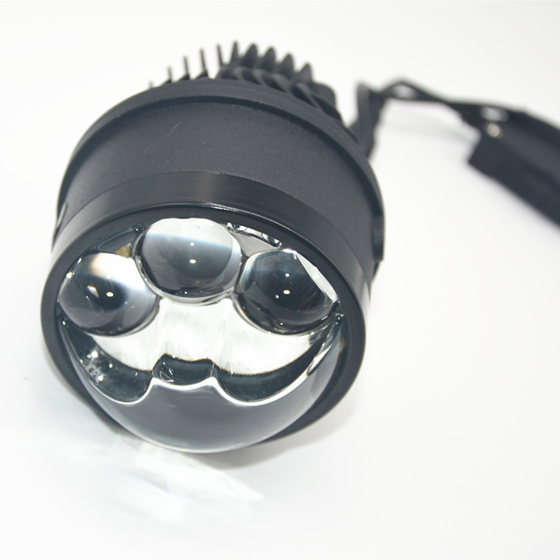 Universal tres lentes de lámpara de niebla LED directa a prueba de agua de 3 pulgadas lente de alta intensidad 130W