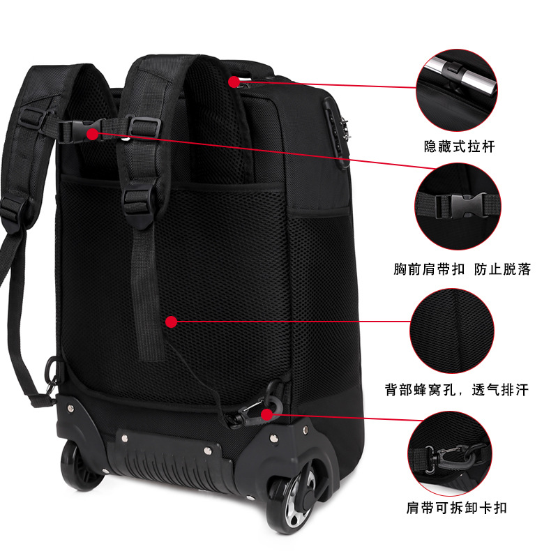 Maleta de Viaje de Negocios de Gran Capacidad, Producto Nuevo 2025, Venta al por Mayor, Mochila Escolar de 19 Pulgadas, Mochila para Computadora