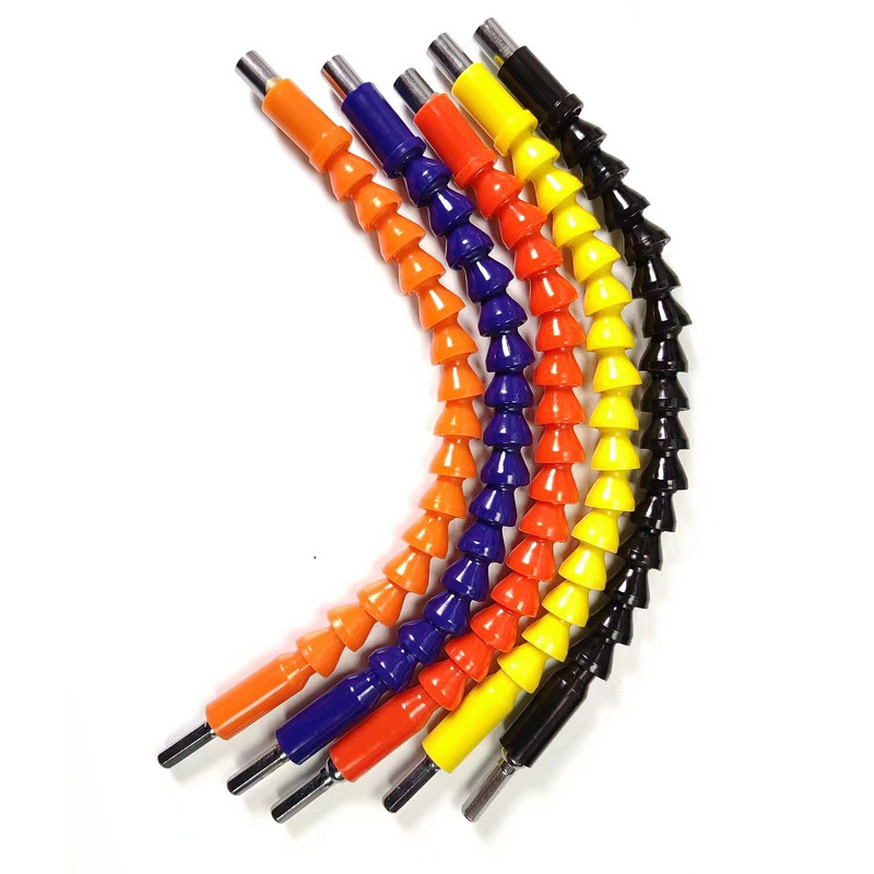 内六角295mm软轴电钻电动螺丝刀配件六角柄批头拐弯器延长软管