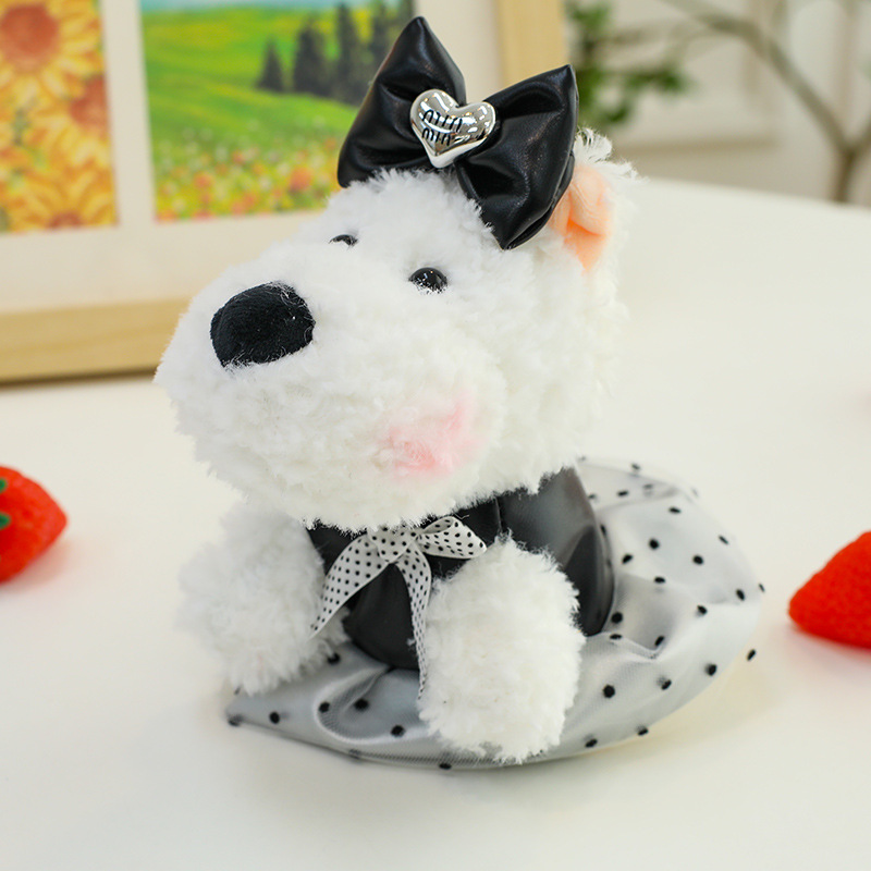 West Highland Color cuerda felpa colgante muñeca colgante garabateado cachorro muñeca bolso llavero muñeca colgante regalo