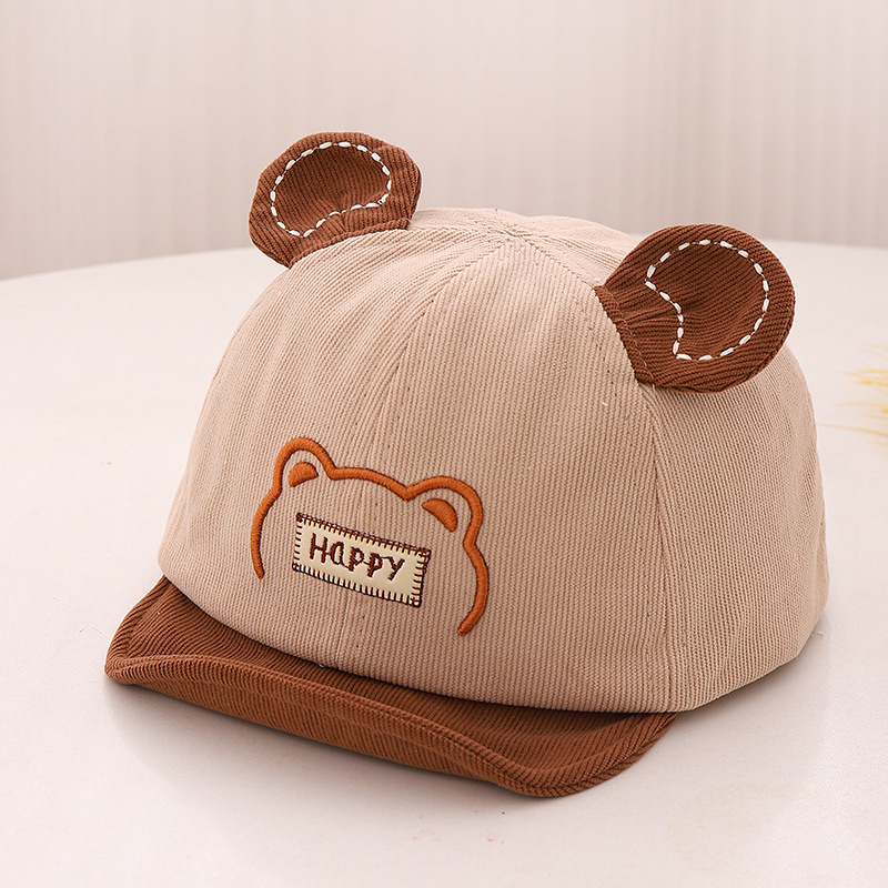 Sombreros para bebés otoño-invierno blando gorra de lengua lindo bebé para salir sombrero de sol primavera-outño sombrero de niño