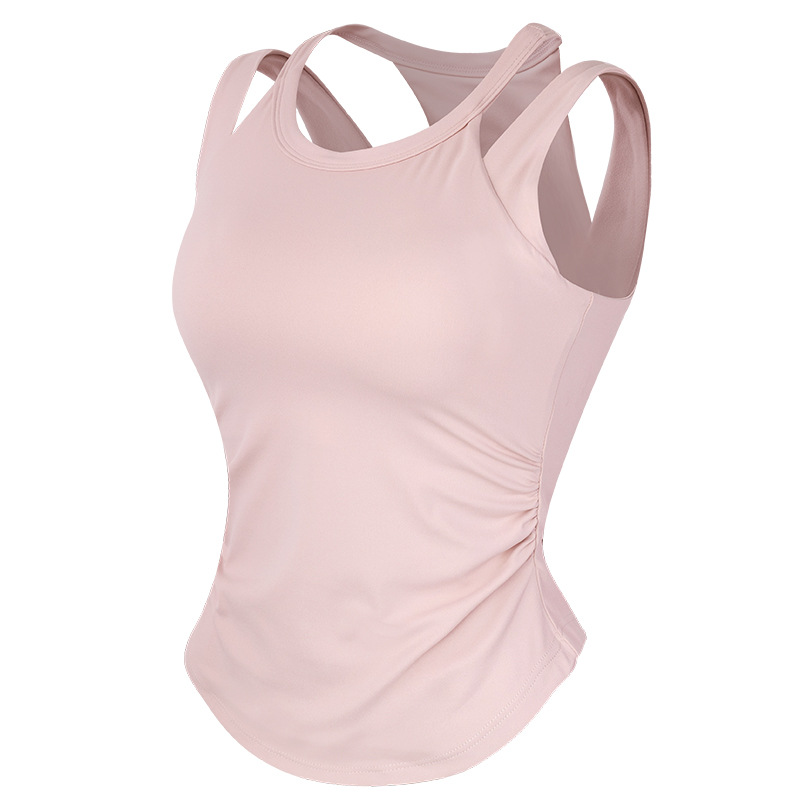 Cross-Border New Women's Fitness Underwear Yoga Wear Bra Shock-Proof Push-Up Running High-Intensity All-In-One Sports Vest