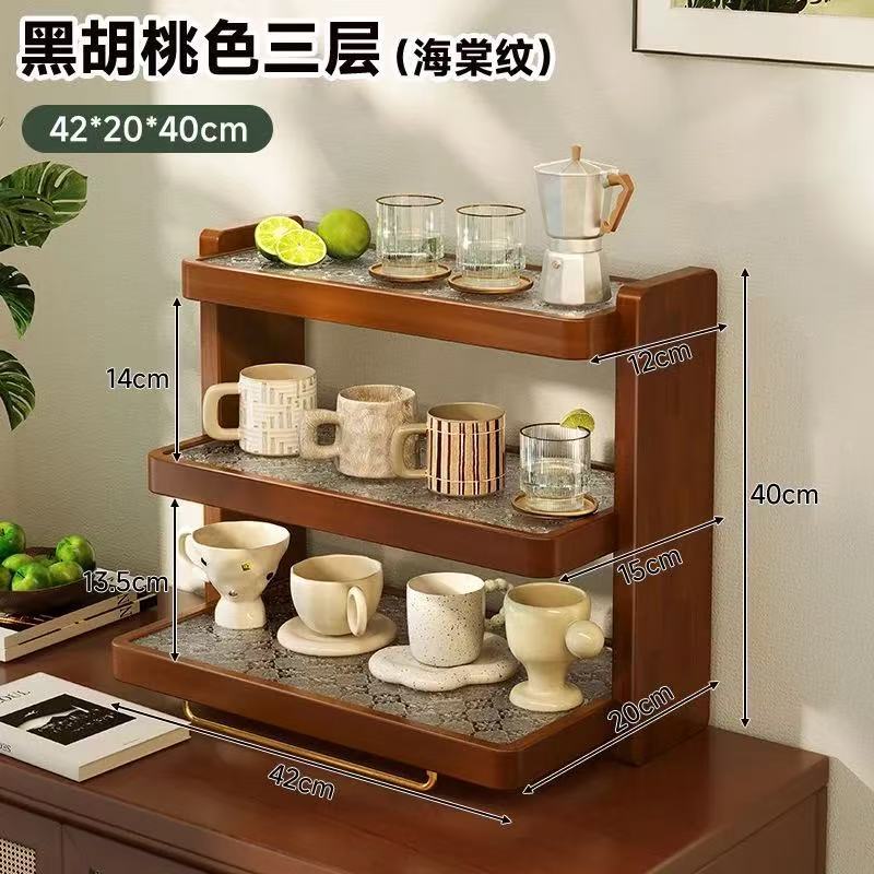 블랙월넛색상 42*20*40cm [베고니아무늬]