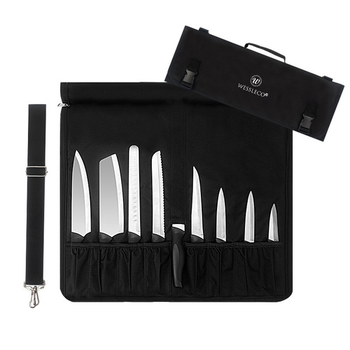 wessleco slicing knife tool bag outdoor portable chef knife bag cross-border hot camping picnic tool bag
