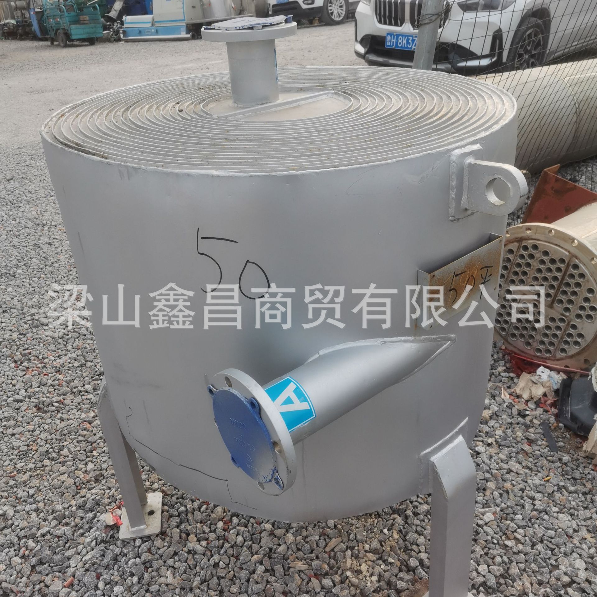 销售库存50平方板式换热器 螺旋板式热交换器