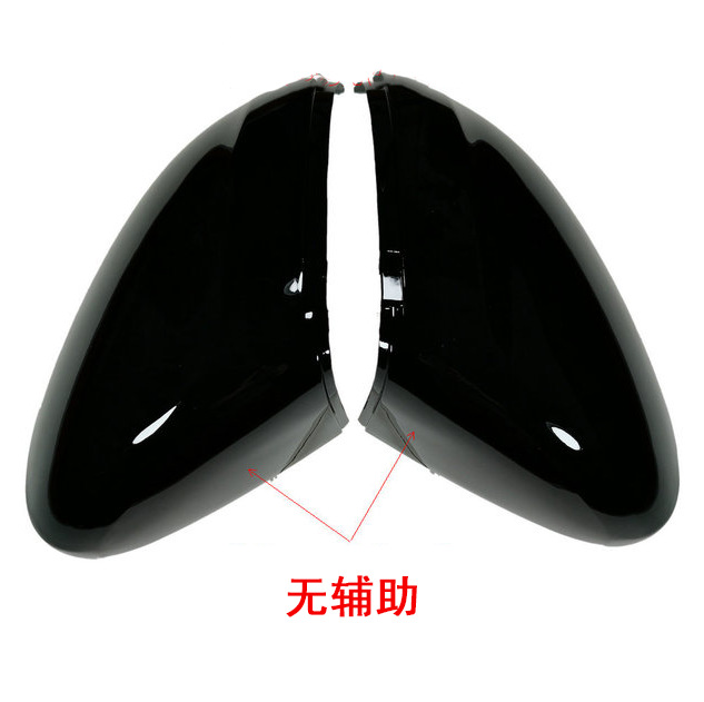 Suitable for Volkswagen Golf 8 MK8 side wing rearview mirror cover rear mirror housing cover bright black decoration