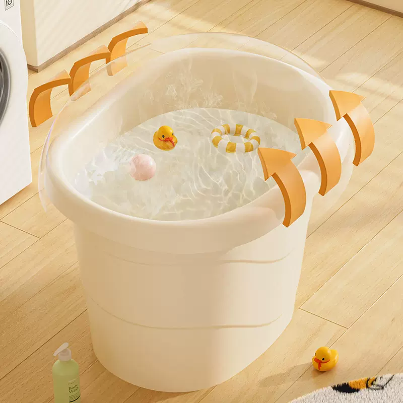 儿童洗澡桶婴儿游泳澡盆小孩浴缸可坐宝宝泡澡保温全身沐浴桶浴盆