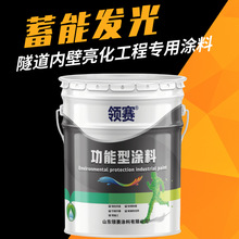 蓄能发光涂料夜光漆彩色跑道发光漆纳米陶瓷隧道防腐亮化涂料特种