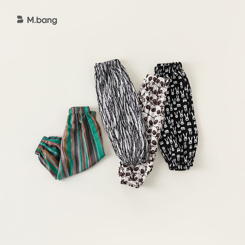 INSbobo children's pants boys summer children's anti-mosquito pants baby lightweight casual pants XK83081