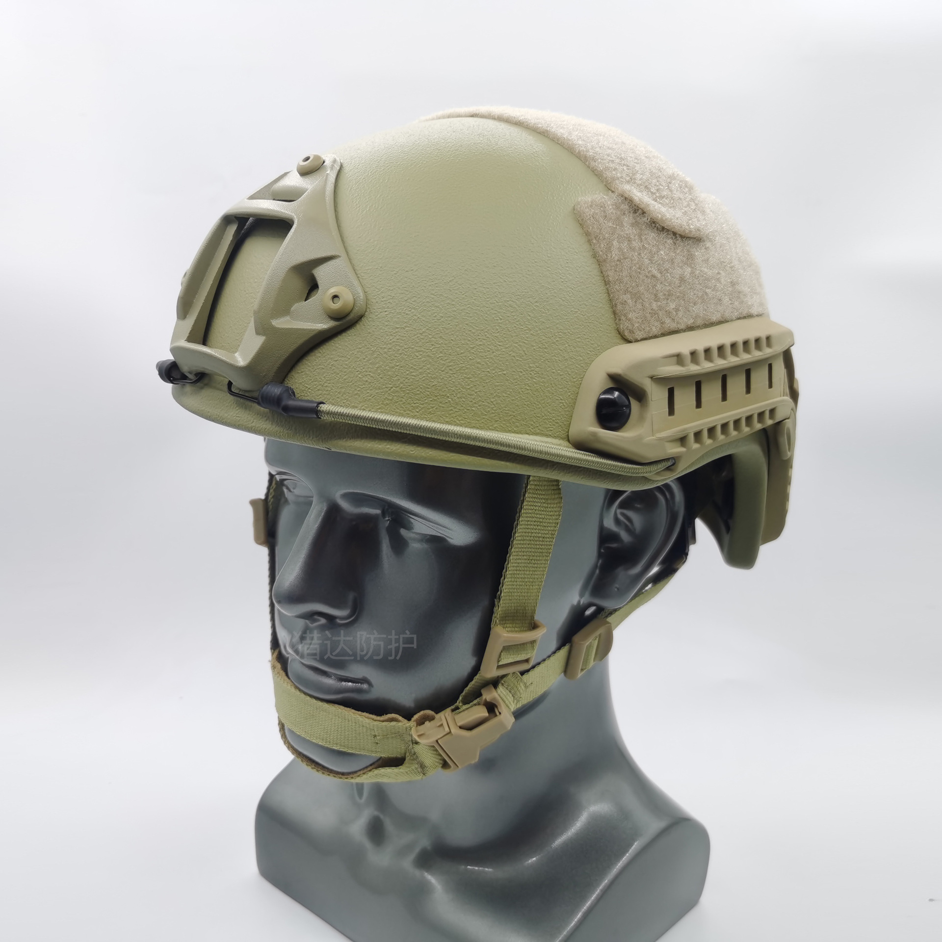 FAST Bulletproof Helmet, Level II/III PE/Kevlar Material, NIJ IIIA, Level 44, GA2 Safety Training Helmet