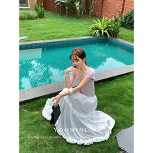 YOOMINI-ѩ�Ĵ�ں�Ҷ�߲��������Ů��ȹ26���İ���ȹN60254-SR