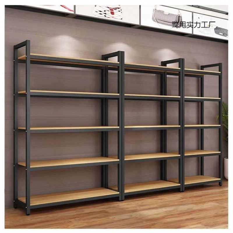 置物架落地多层货架收纳储物架鞋店展示架仓储陈列架化妆品展示柜