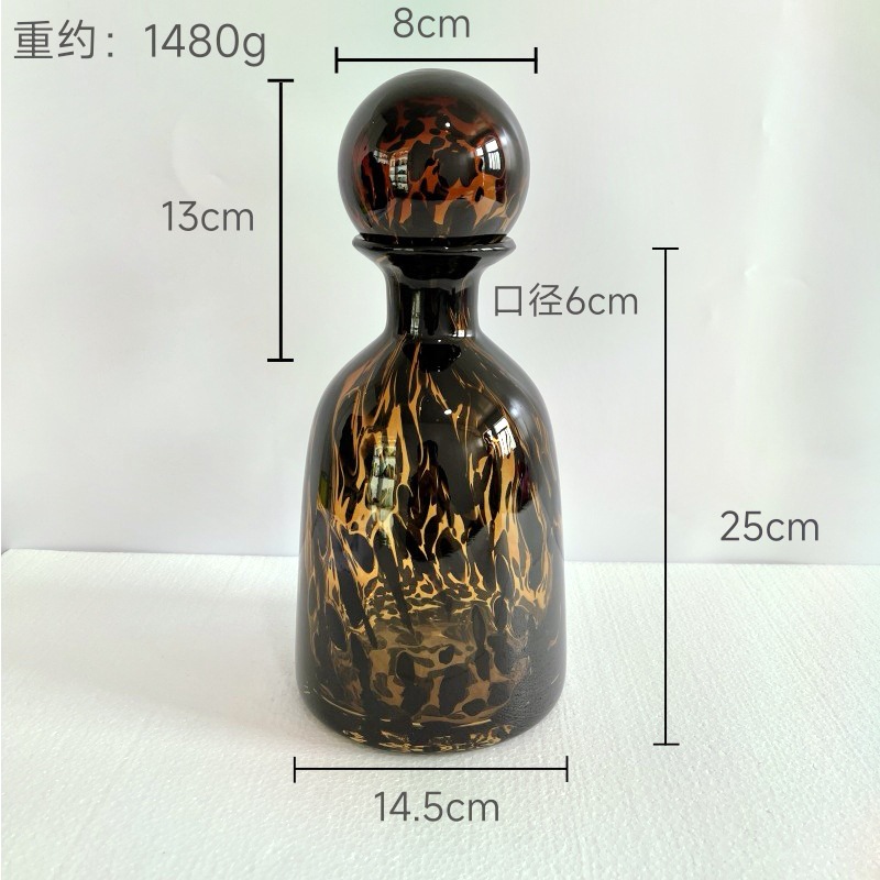 ZG1533-Leopard 패턴 앰버