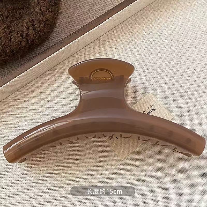 【Extra Large Size】Milk coffee color, about 15cm long